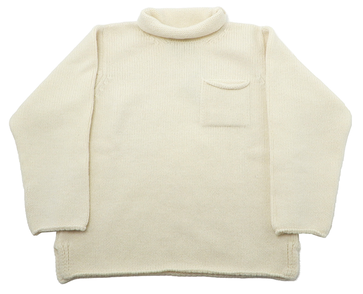 ナイジェルケーボン(NIGEL CABOURN)のソリッドウールロールネック